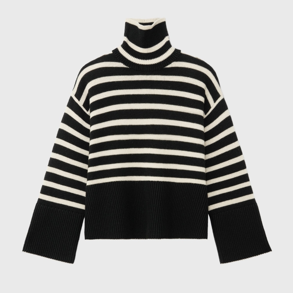 Toteme | Signature Stripe Turtleneck - Picture 7 of 12